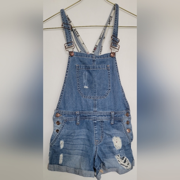 Forever 21 Pants - Overall Shorts from Forever 21